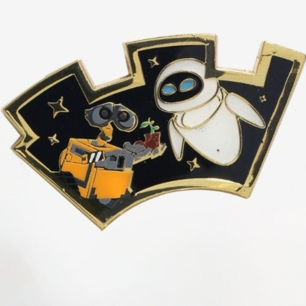 (3/$60)Loungefly Disney Pixar WALL-E EVE & WALL-E Puzzle Enamel Pin